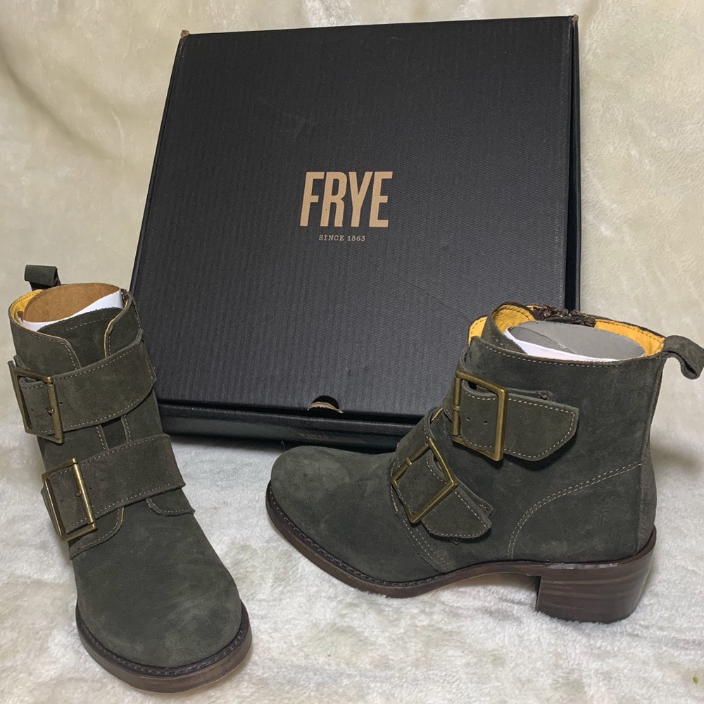Frye Sabrina Double Buckle Boot